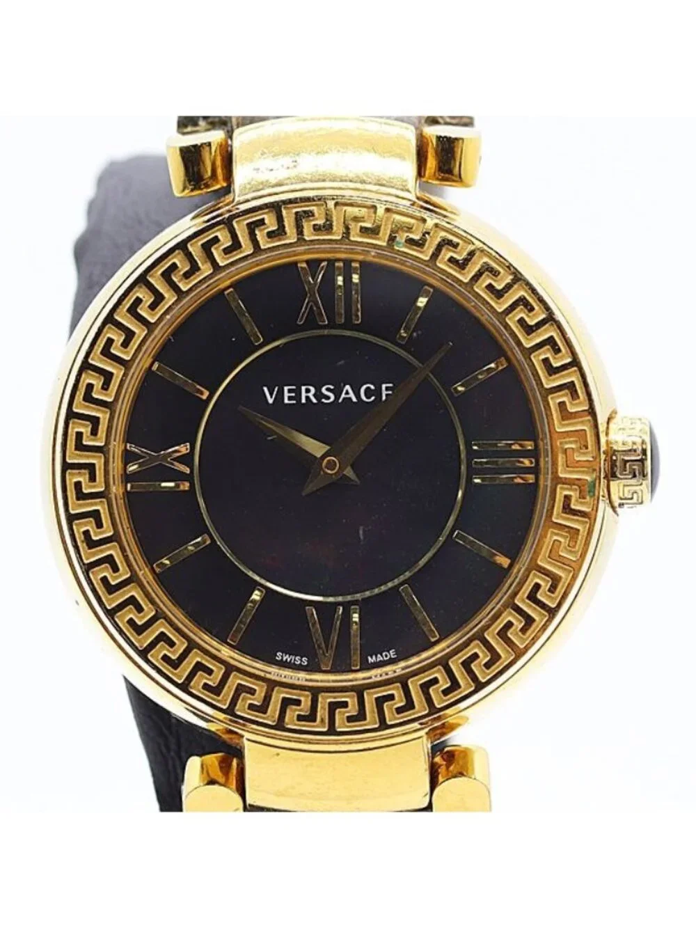 Versace Quartz Black Shell Dial Watch